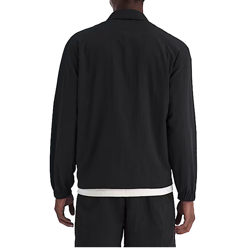 RED BOX NYLON LONG SLEEVE SHIRT BLACK