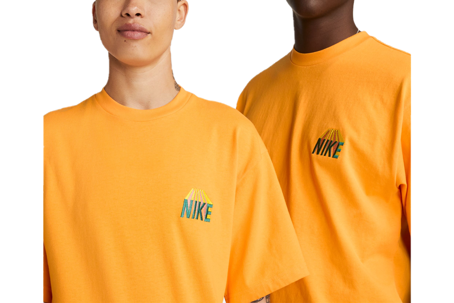 NRG SUNSET UNISEX T SHIRT SUNDIAL YELLOW NRML