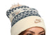 FAIR ISLE PEAK BEANIE CREAM