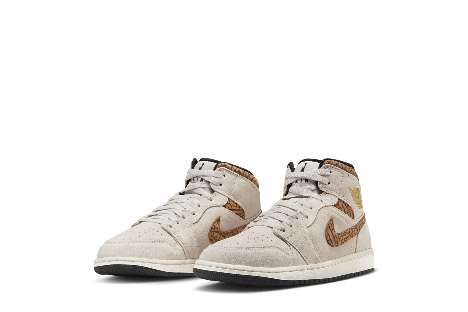 Jordan 1 sales white and brown