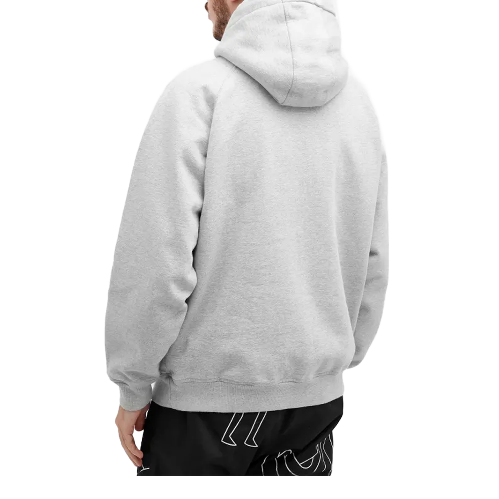 BLOB LOGO HOODED SWEATSHIRT HEATHER GREY