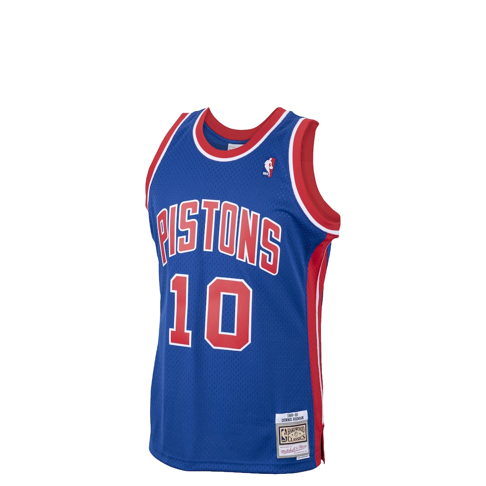 NBA DETROIT PISTONS DENNIS RODMAN #10 SWINGMAN JERSEY