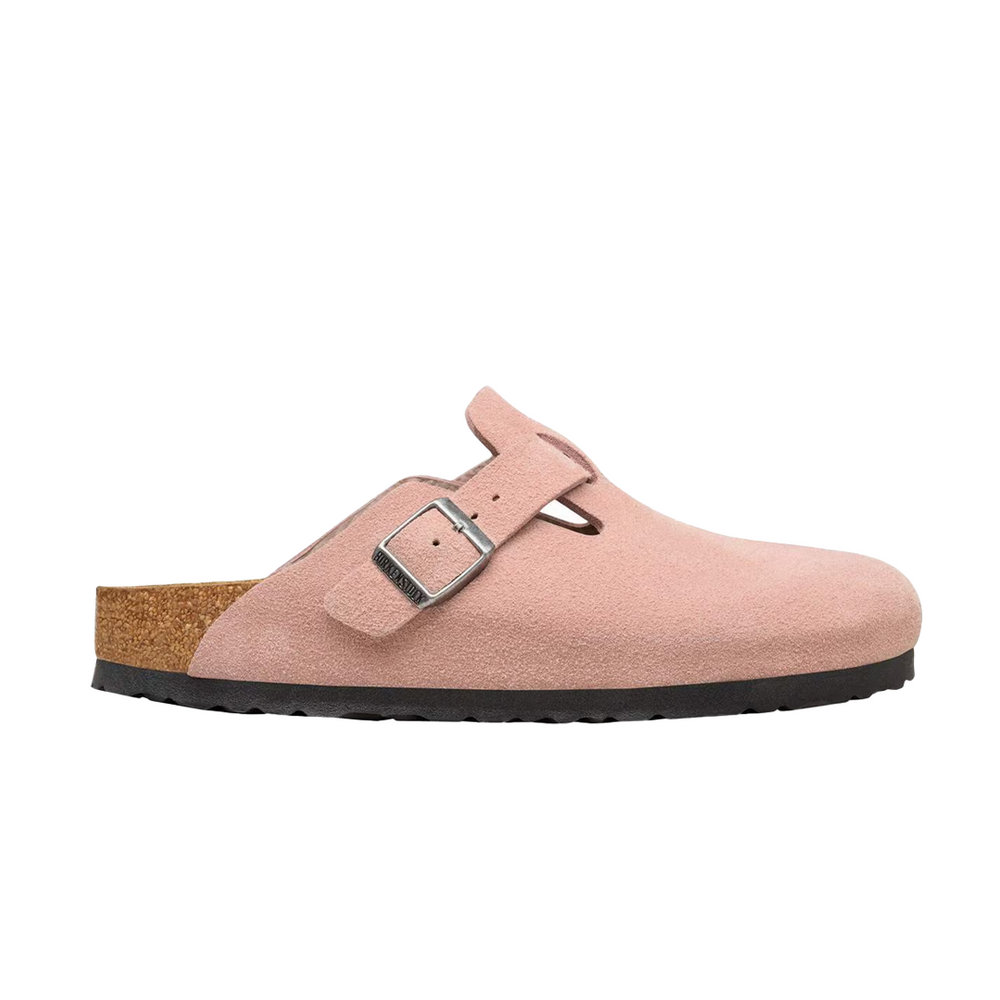 BOSTON SOFT FOOTBED SUEDE LEATHER PINK CLAY