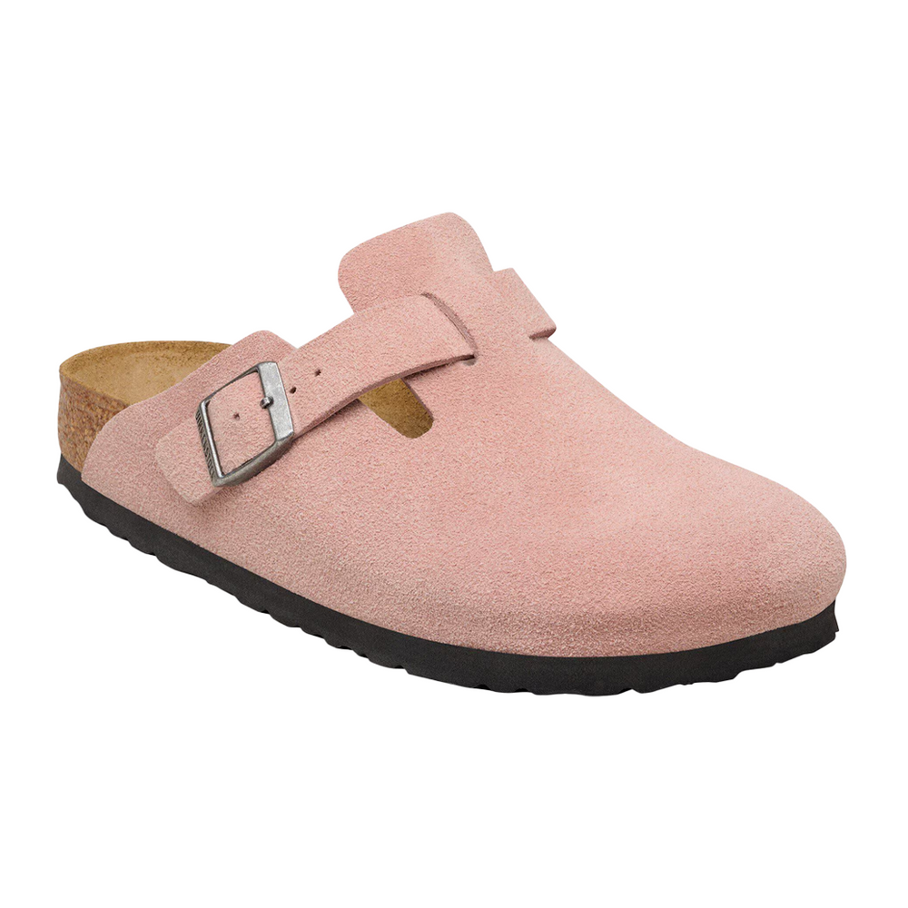 BOSTON SOFT FOOTBED SUEDE LEATHER PINK CLAY