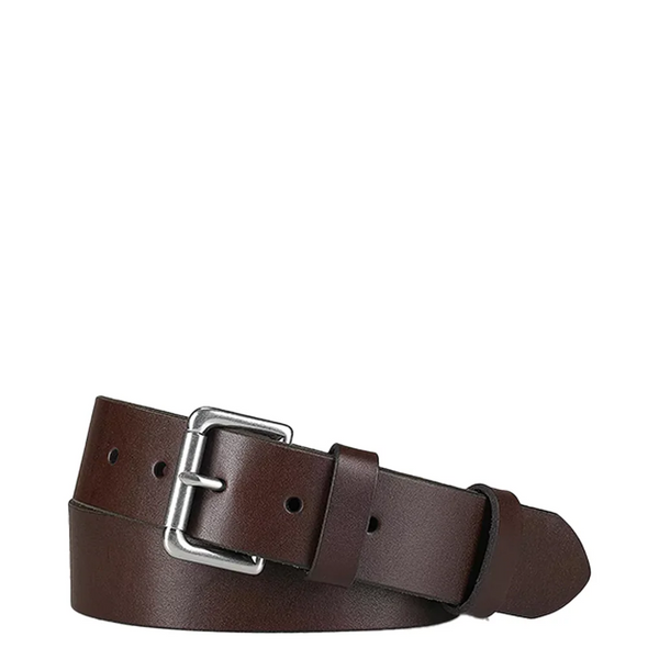 FULL GRAIN LEATHER BELT BROWN