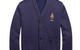 BEAR FLEECE CARDIGAN BLUE