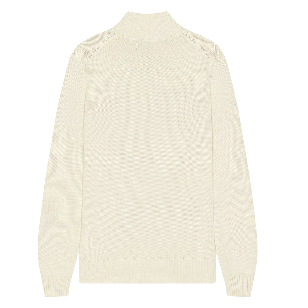 1/2 ZIP SWEATER CREAM
