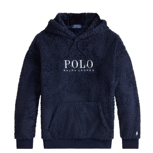 LOGO PILE FLEECE HOODIE