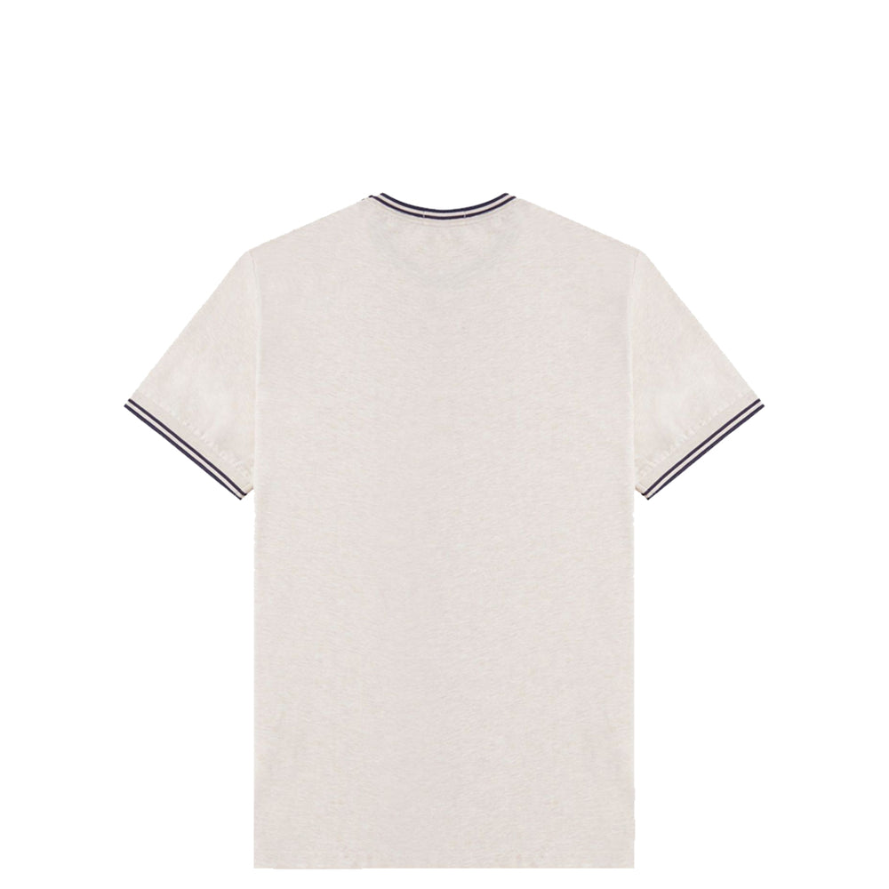 TWIN TIPPED T-SHIRT PORRIDGE MARL