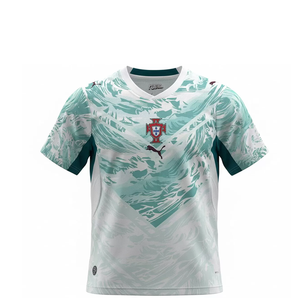 PORTUGAL FPF AWAY WORLD CUP 2026 JERSEY PORTGUAL WHITE GREEN
