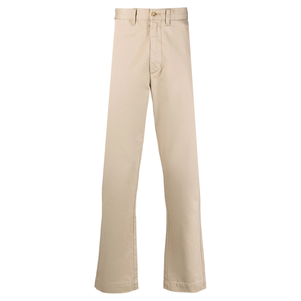 SALINGER COTTON CHINO TROUSERS KHAKI