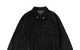 PERFORATED FAUX SUEDE JACKET BLACK