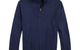 TEXTURED QUARTER-ZIP PULLOVER NAVY