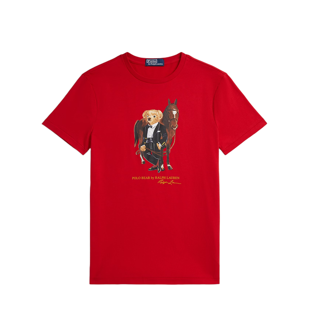 BEAR COTTON T-SHIRT RED