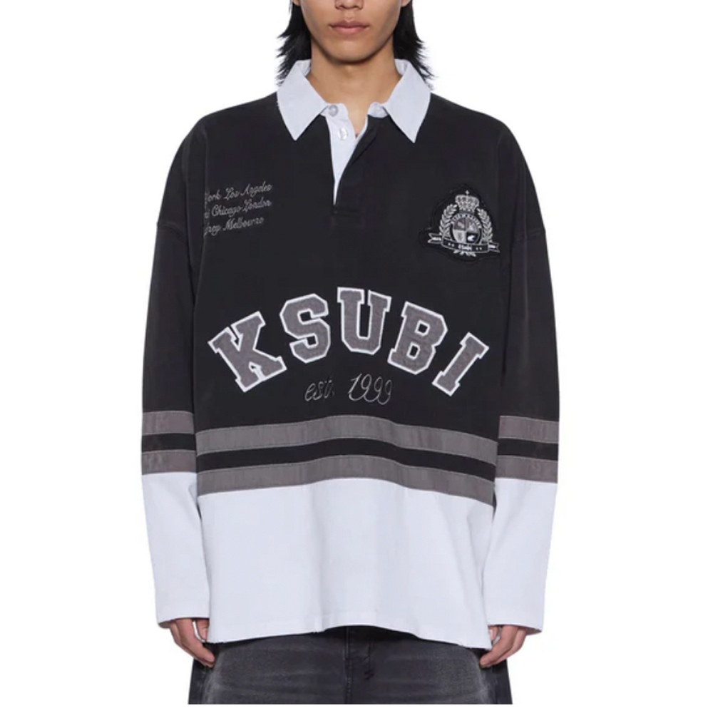 DUKE RUGBY LONG SLEEVE JERSEY BLACK