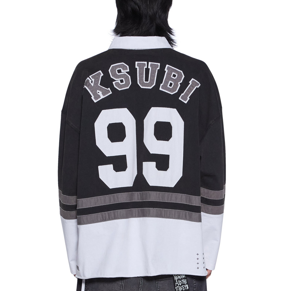 DUKE RUGBY LONG SLEEVE JERSEY BLACK