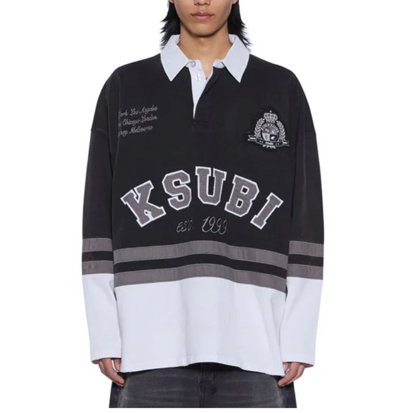 DUKE RUGBY LONG SLEEVE JERSEY BLACK