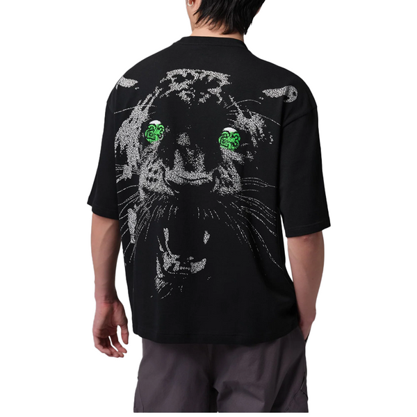 BLACK CAT OVERSIZED T-SHIRT BLACK