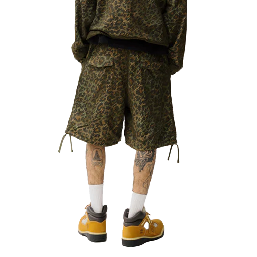 SAFARI WIDE CARGO SHORTS OLIVE