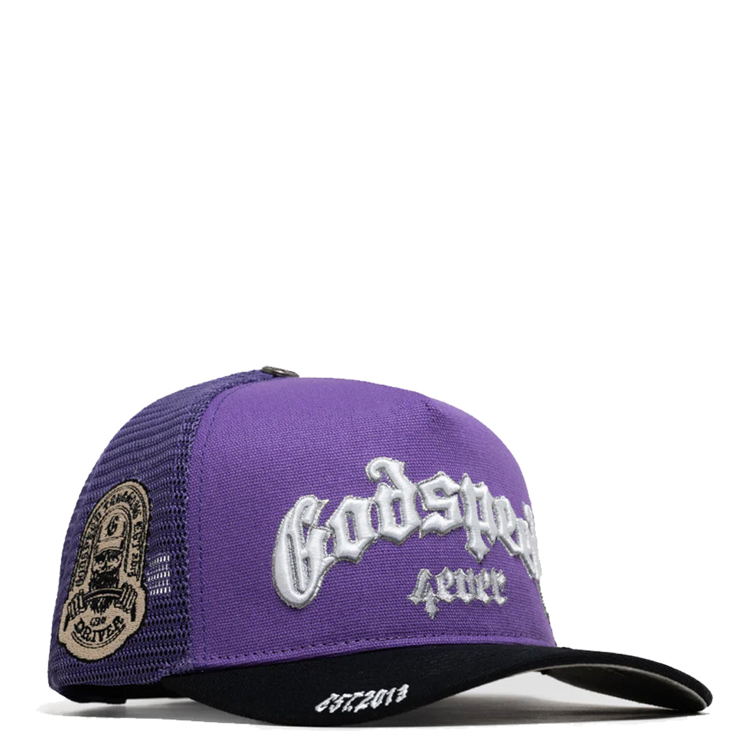 GS FOREVER TRUCKER HAT PURPLE – NRML