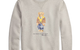 SEASONAL BEAR FLEECE SWEATSHIRT GREY
