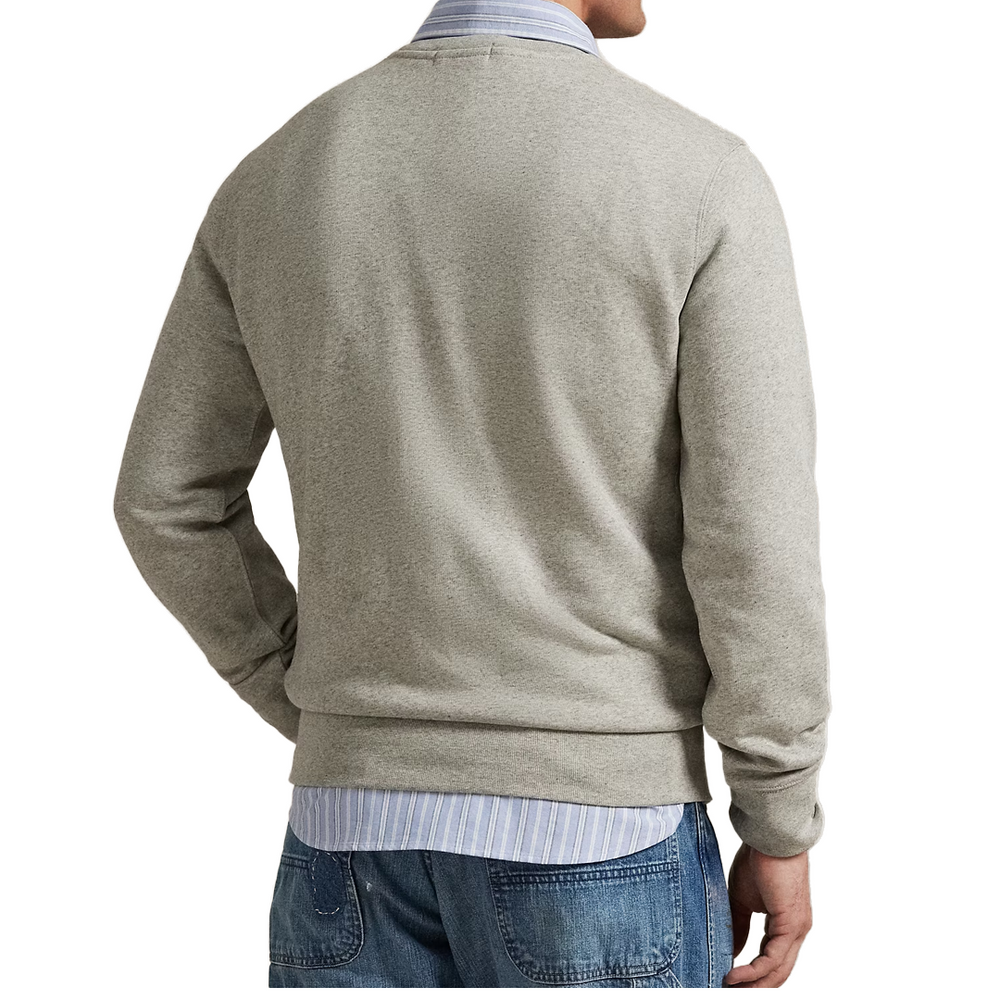 SEASONAL BEAR FLEECE SWEATSHIRT GREY