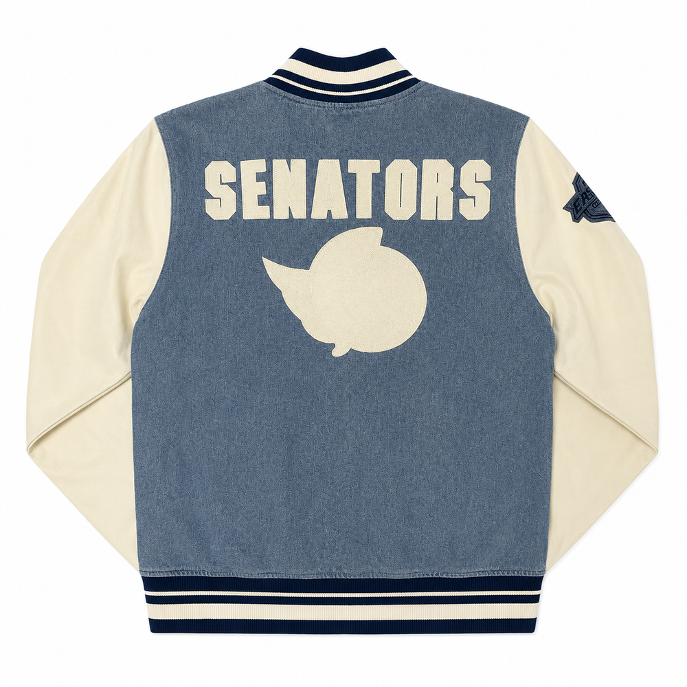 OTTAWA SENATORS VARSITY JACKET DENIM BLUE