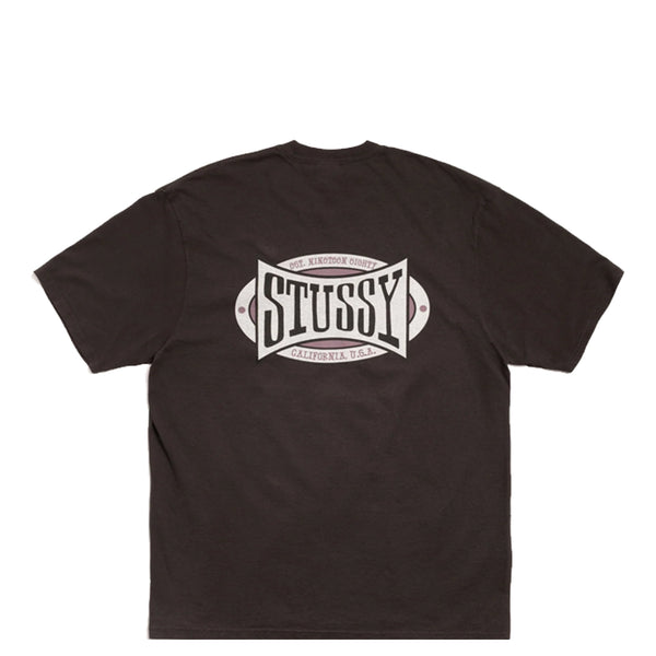 CHAMPION OVAL TEE PIGMENT DYED FADED BLACK