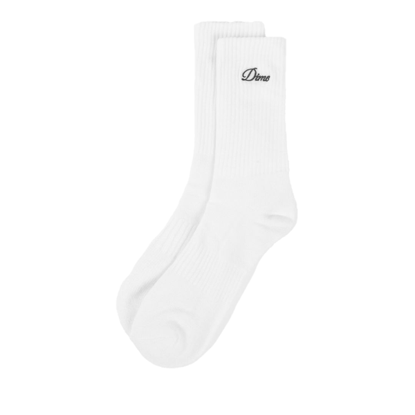 TWO PACK CREW SOCKS WHITE