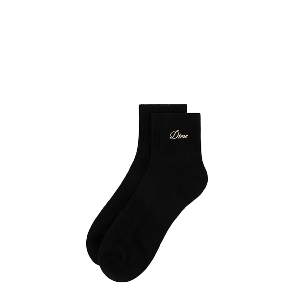 TWO PACK ANKLE SOCKS BLACK