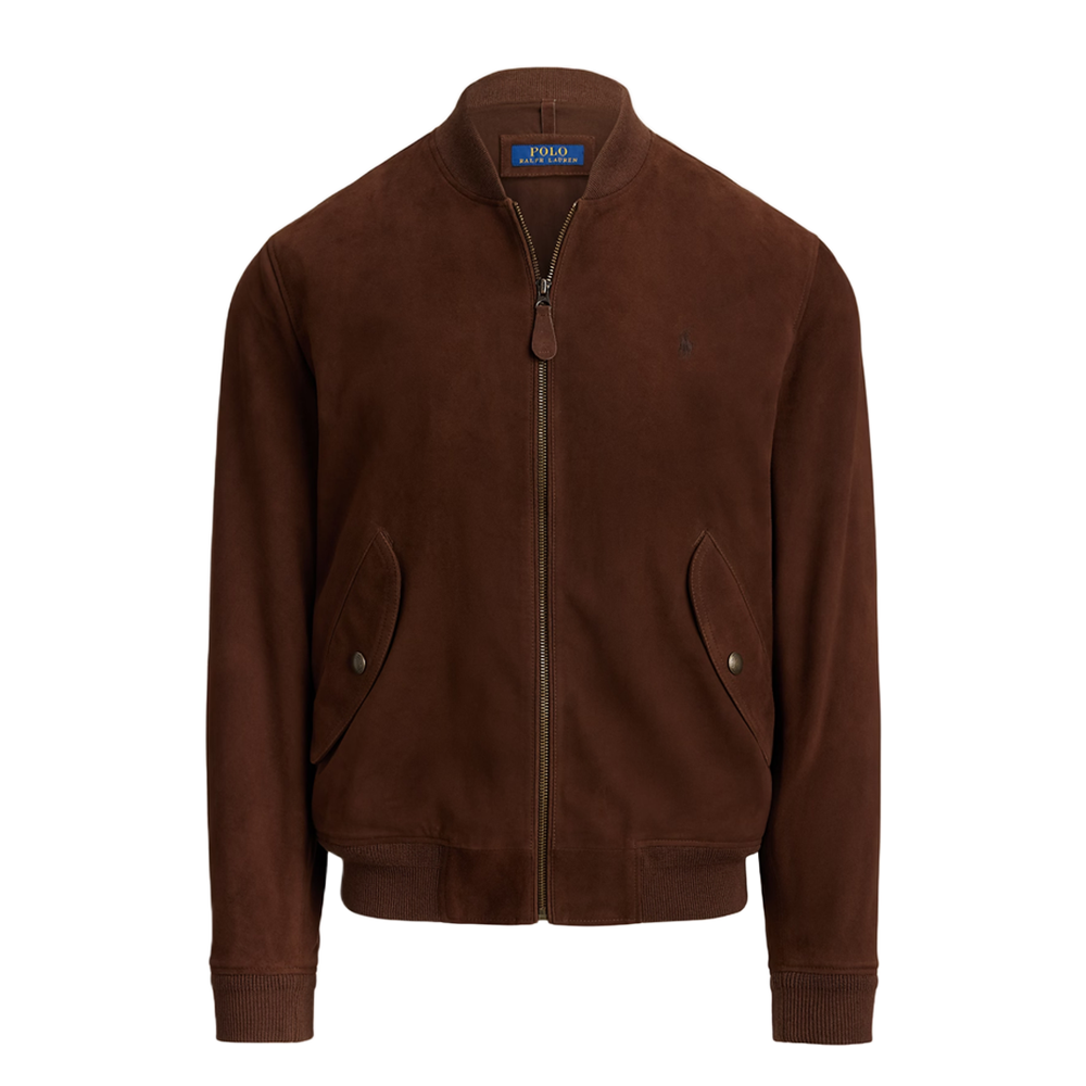 SUEDE FLIGHT JACKET COOPER BROWN