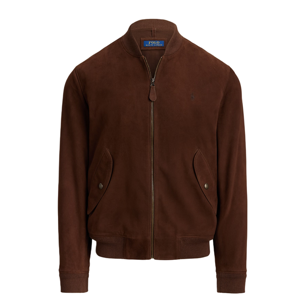 SUEDE FLIGHT JACKET COOPER BROWN
