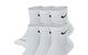 EVERYDAY PLUS CUSHIONED TRAINING ANKLE SOCKS 6 PAIRS WHITE