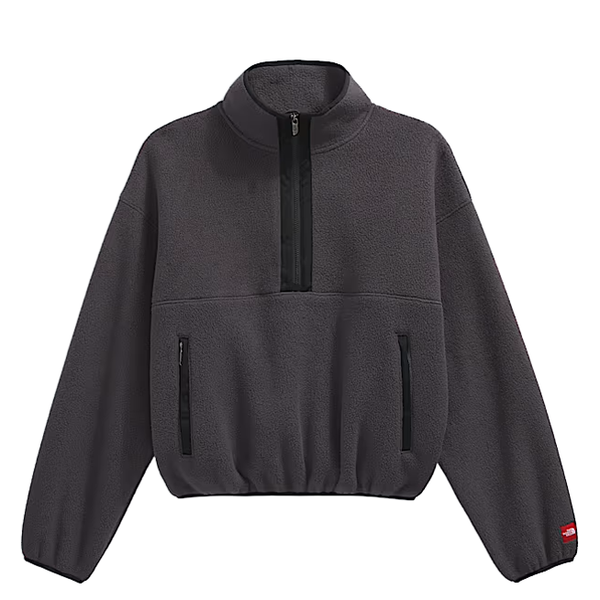 TNF RED BOX 1/2 ZIP FLEECE OBSIDIAN