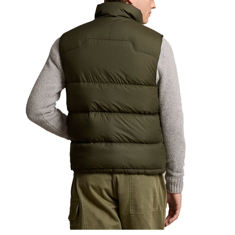 GORHAM DOWN PUFFER VEST OLIVE