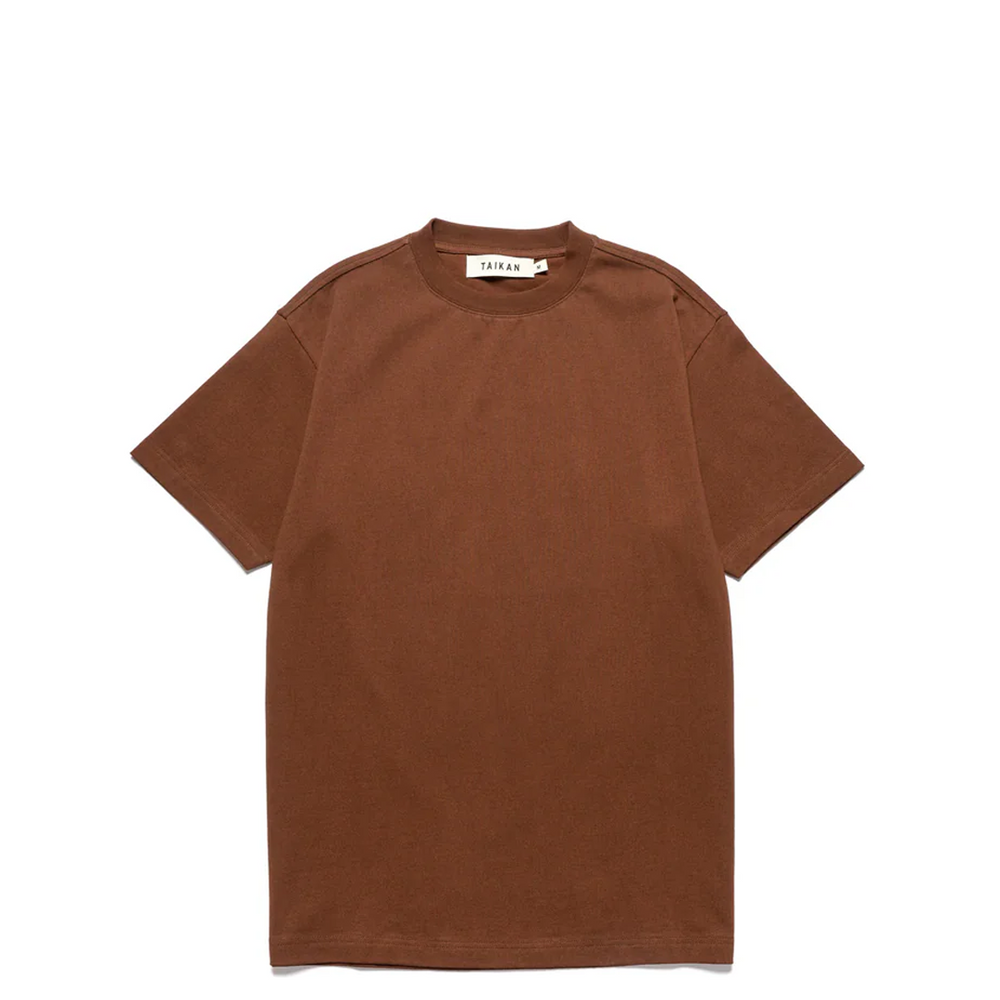 HEAVYWEIGHT SHORT SLEEVE TEE BROWN