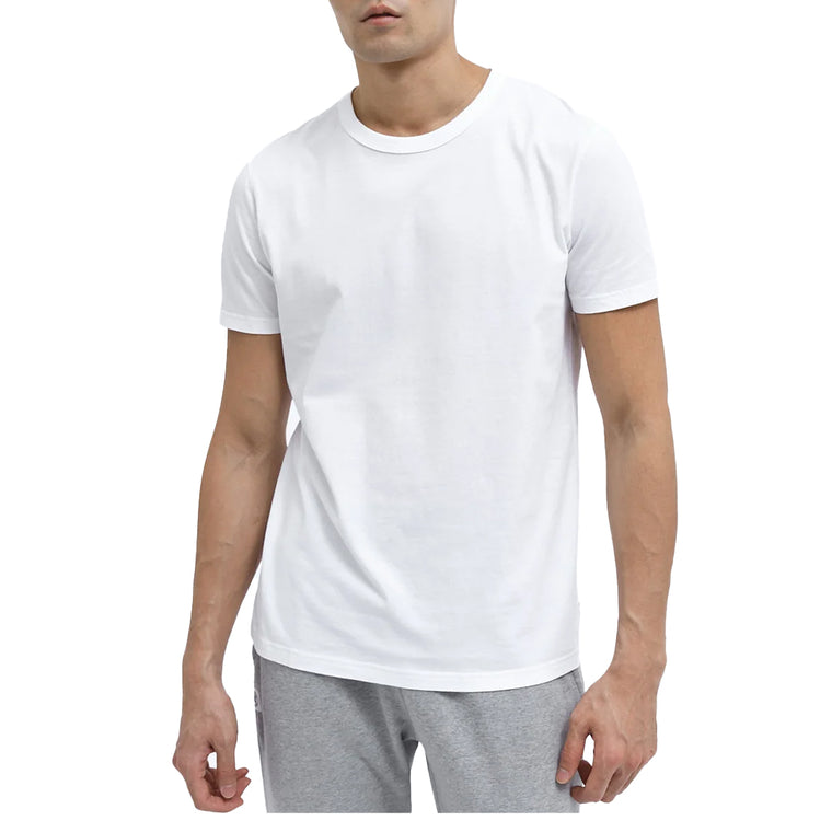 CAMISETA DE PUNTO DE ALGODÓN JERSEY PARA HOMBRE RC-1028-7-WHT