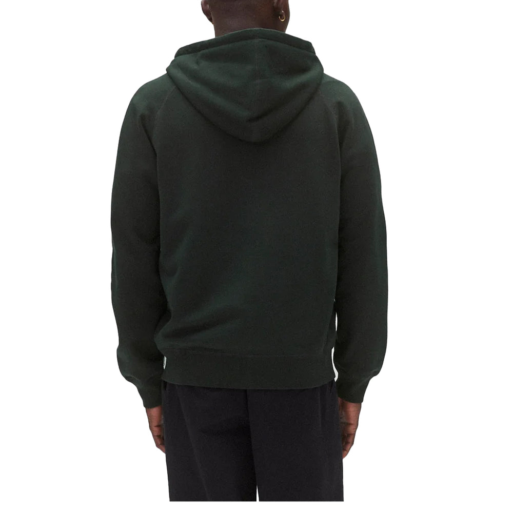 MIDWEIGHT TERRY STANDARD ZIP HOODIE PETROL