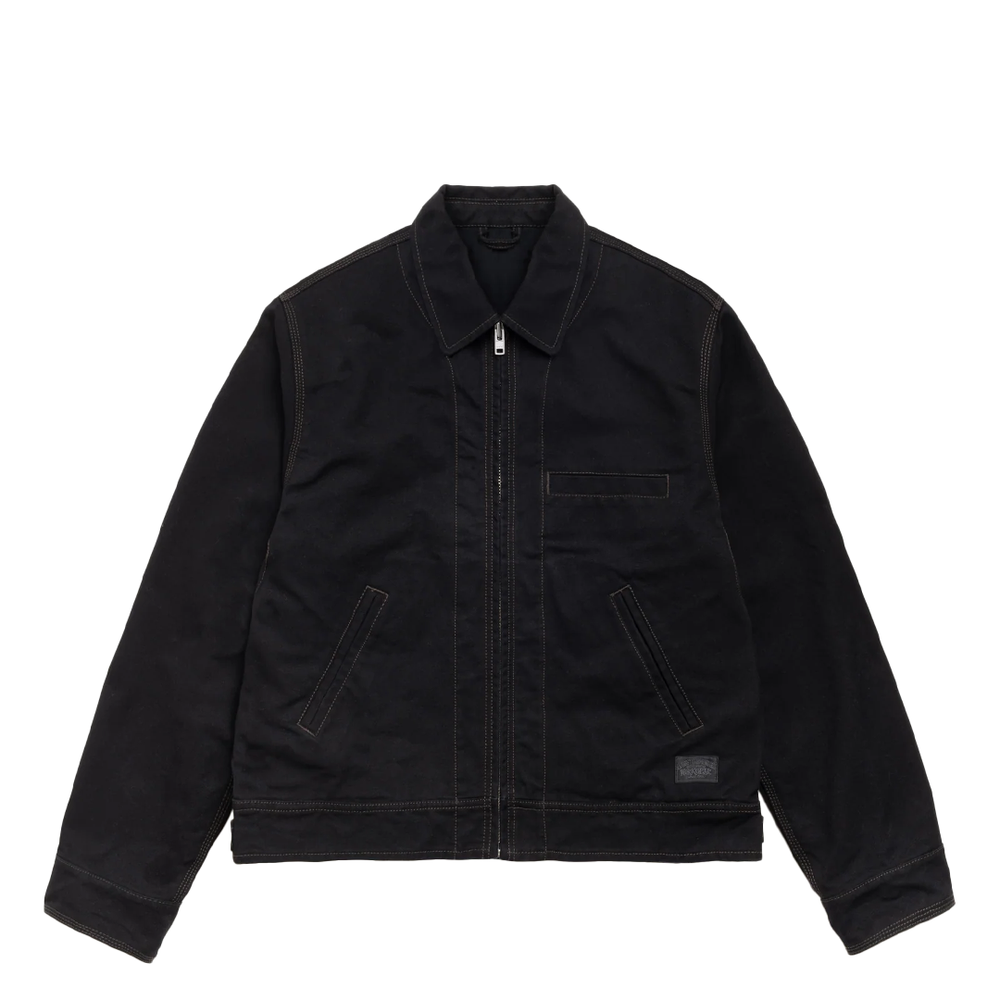 WORK JACKET COLLARED BLACK
