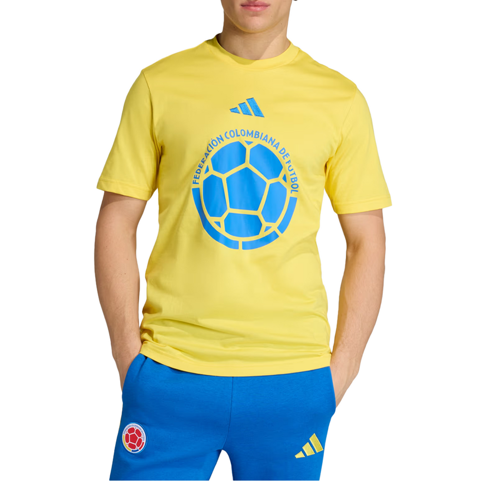 COLUMBIA DNA GRAPHIC YELLOW T-SHIRT
