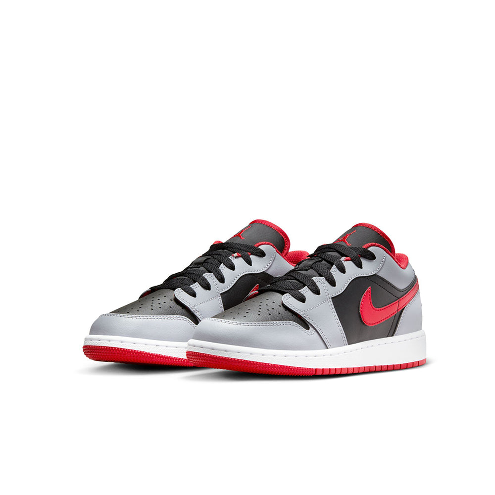 AIR JORDAN 1 LOW (GS) CEMENT FIRE RED