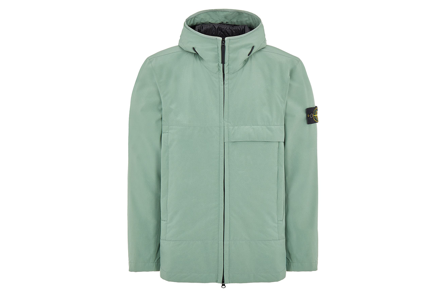 STONE ISLAND SOFT SHELL JACKET LIGHT GREEN – NRML