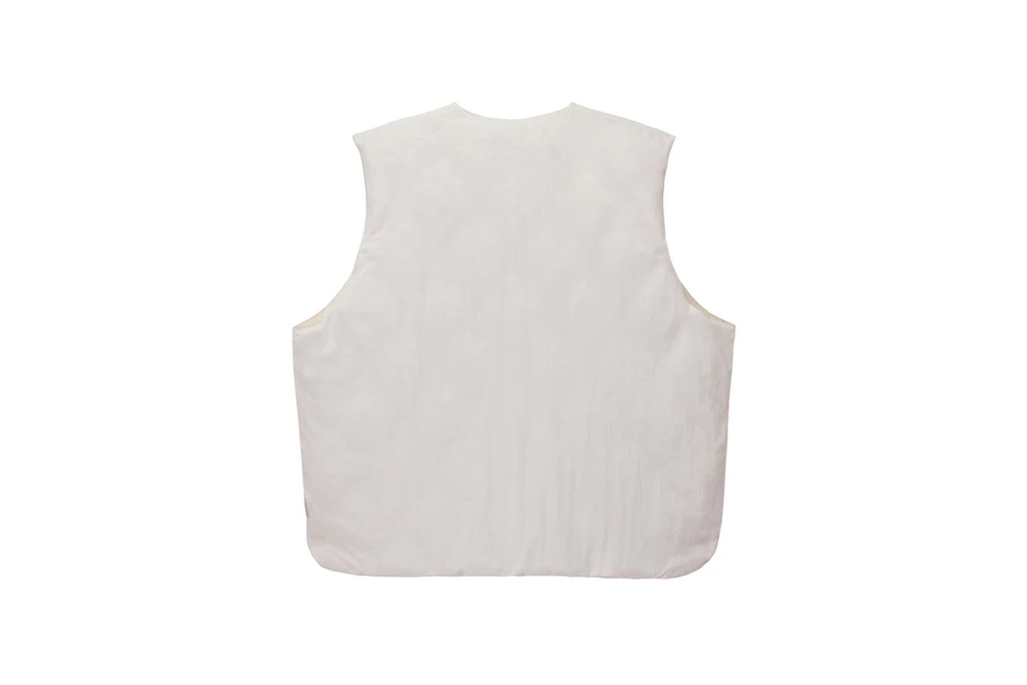 REVERSIBLE QUILTED VEST CREAM – NRML