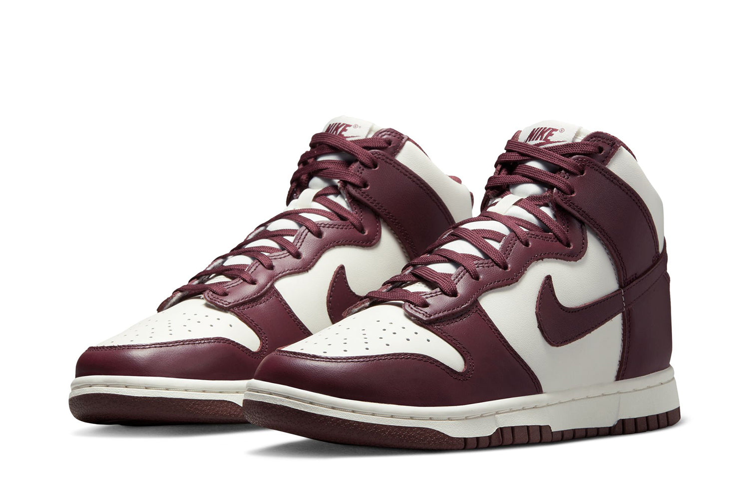 WOMEN'S NIKE DUNK HIGH BURGUNDY CRUSH – NRML