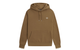 FRED PERRY TIPPED HOODED SWEATSHIRT SHADED STONE