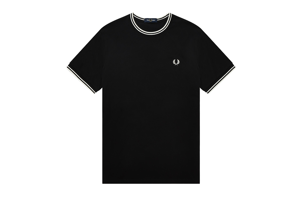TWIN TIPPED T-SHIRT - M1588 MENS SOFTGOODS FRED PERRY 